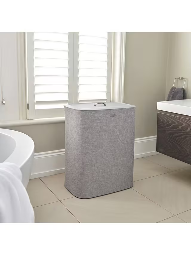 Joseph Joseph Tota Laundry Basket, Grey, 90L