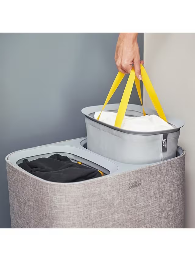 Joseph Joseph Tota Laundry Basket, Grey, 90L