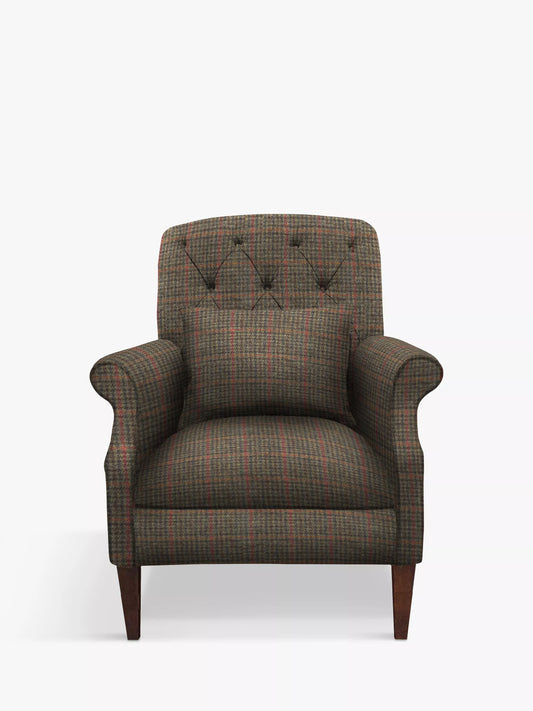 Tetrad Flynn II Armchair, Dogtooth Check