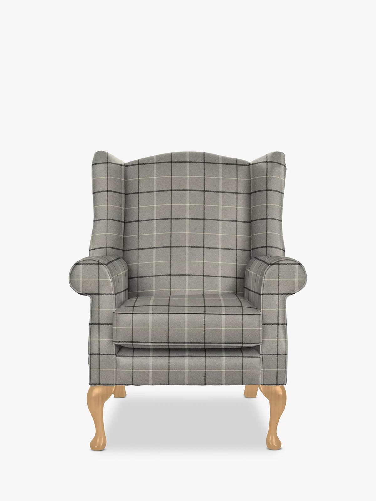 Parker Knoll Oberon Armchair, Berwick Check Grey Marl
