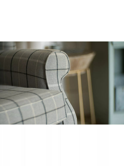 Parker Knoll Oberon Armchair, Berwick Check Grey Marl