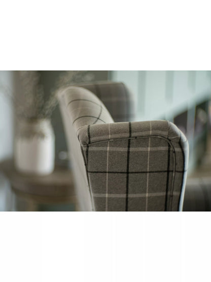 Parker Knoll Oberon Armchair, Berwick Check Grey Marl