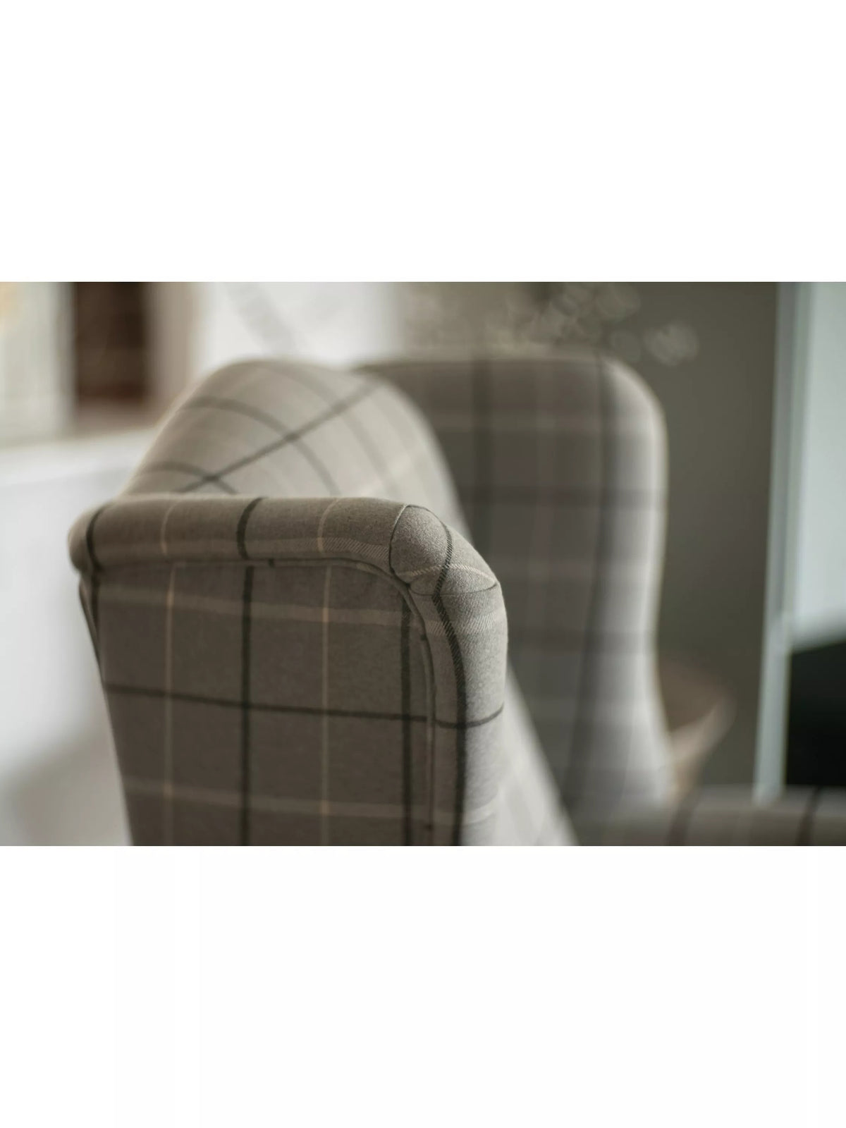 Parker Knoll Oberon Armchair, Berwick Check Grey Marl
