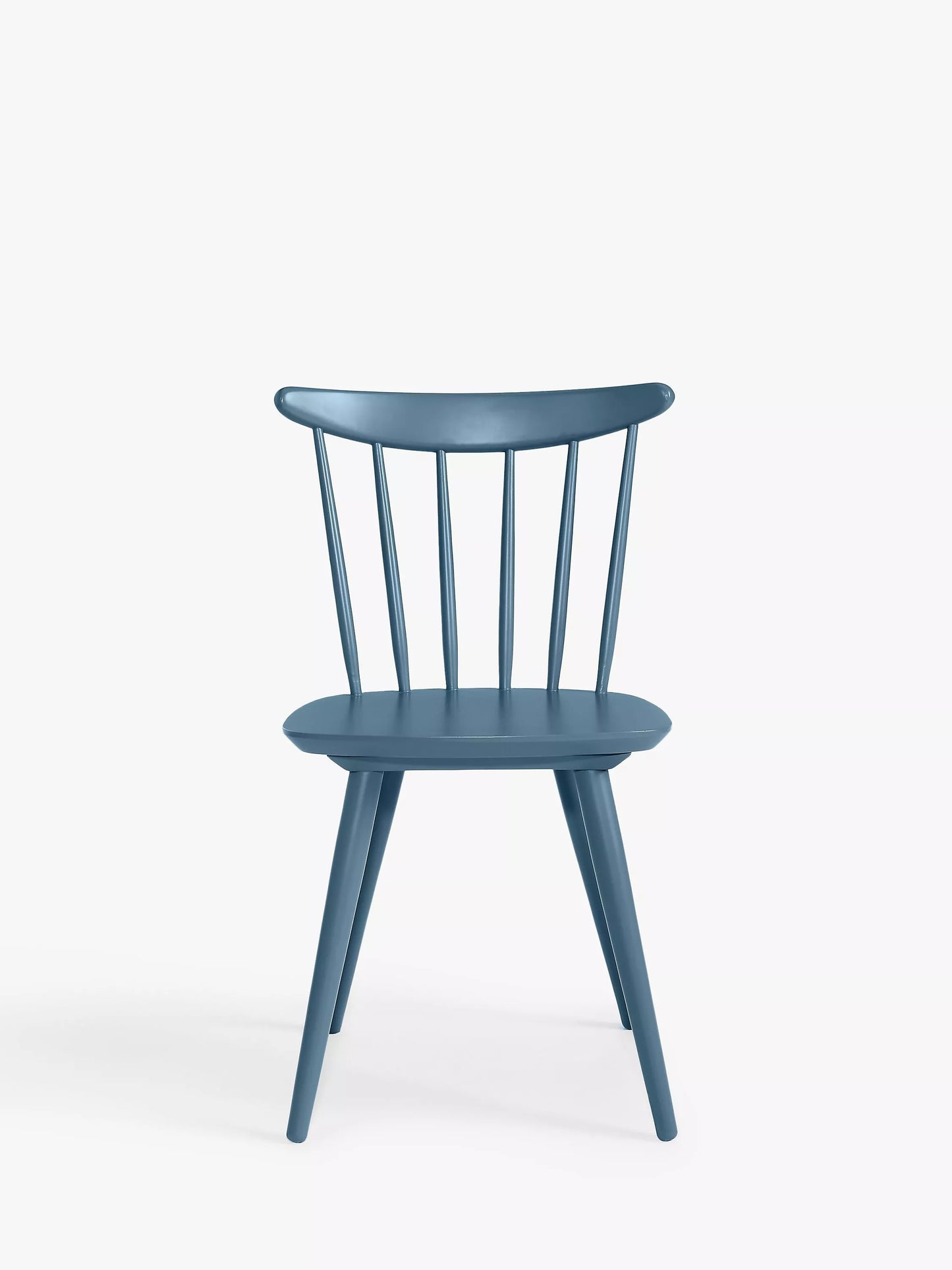 John Lewis Spindle Dining Chair, Set of 2, FSC-Certified (Beech Wood) Blue