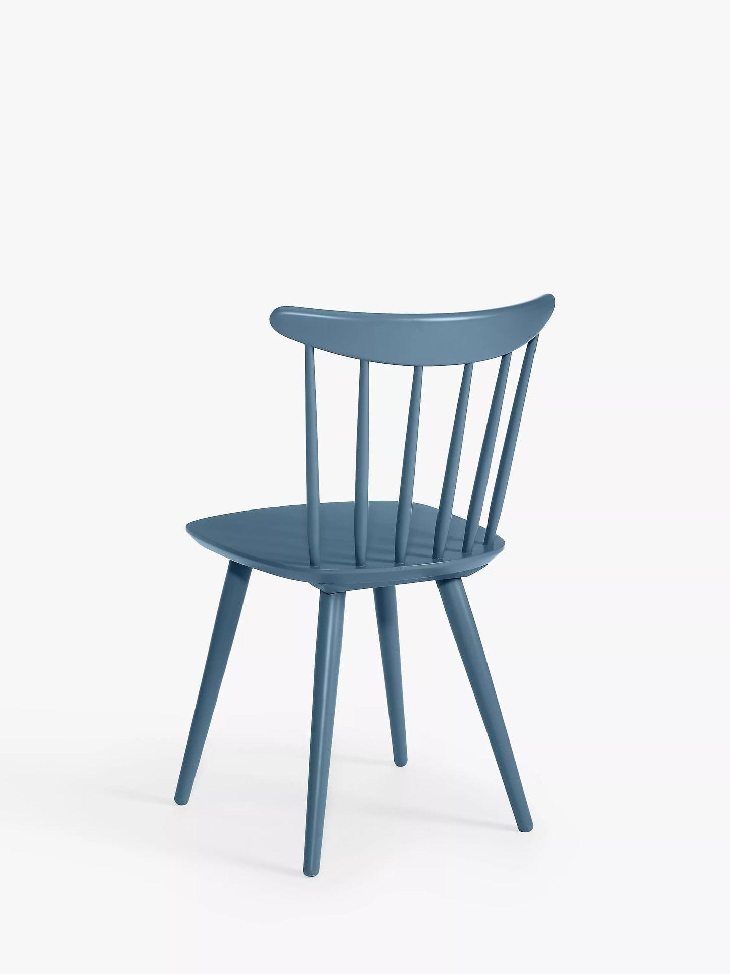 John Lewis Spindle Dining Chair, Set of 2, FSC-Certified (Beech Wood) Blue