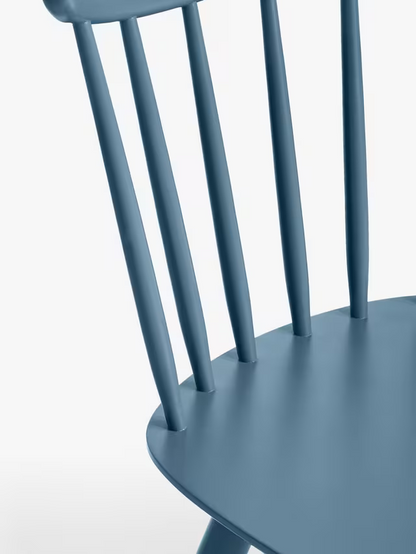 John Lewis Spindle Dining Chair, Set of 2, Blue, FSC-Certified (Beech Wood)