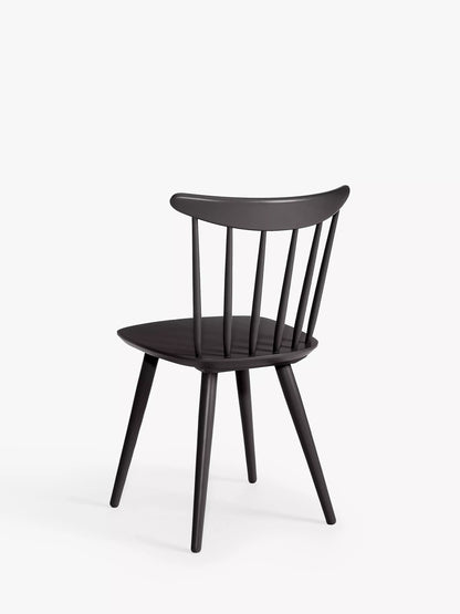 John Lewis Spindle Dining Chair, Single Chair, Black, FSC-Certified (Beech Wood)