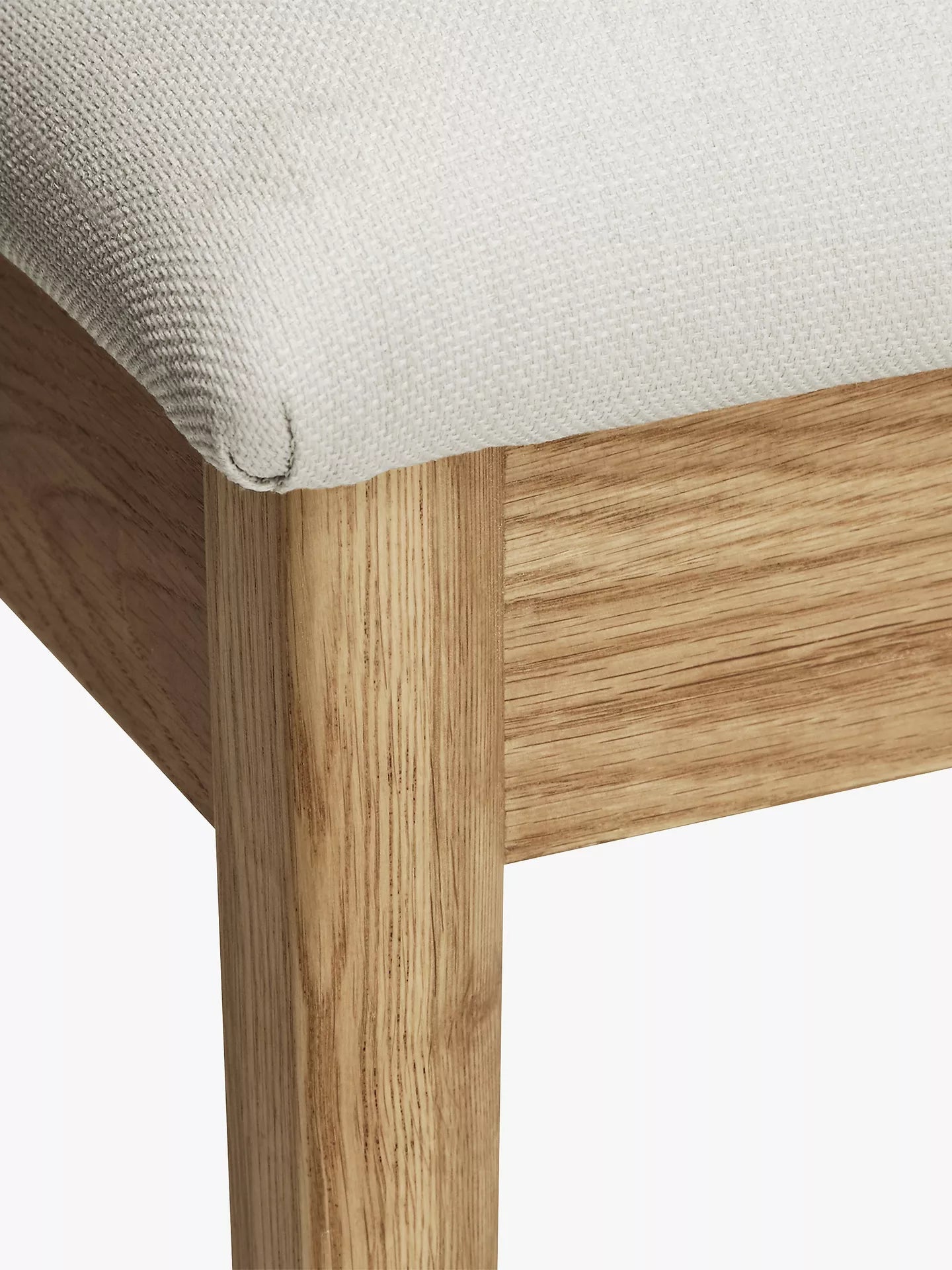 John Lewis Essence Dressing Table Stool, Oak