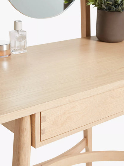 John Lewis Rattan Dressing Table and Mirror