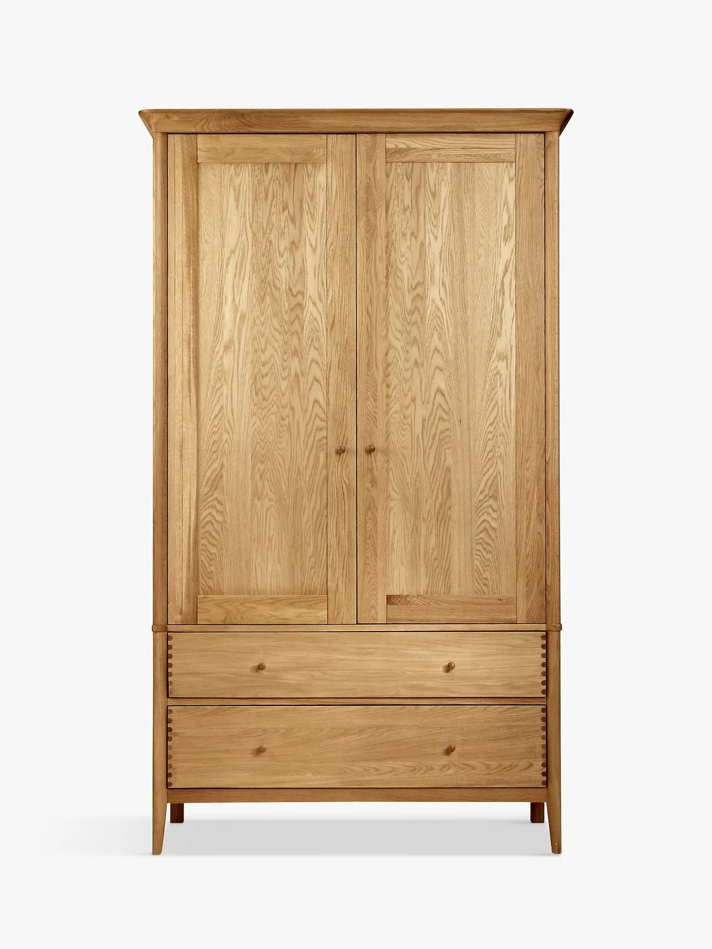 John Lewis Essence Double Wardrobe, Oak