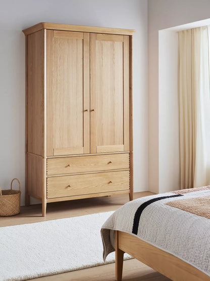 John Lewis Essence Double Wardrobe, Oak