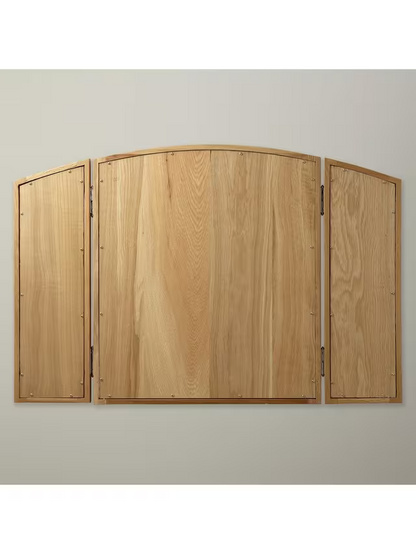 John Lewis Essence Gallery Mirror, Oak