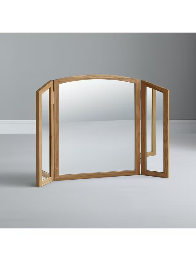 John Lewis Essence Gallery Mirror, Oak