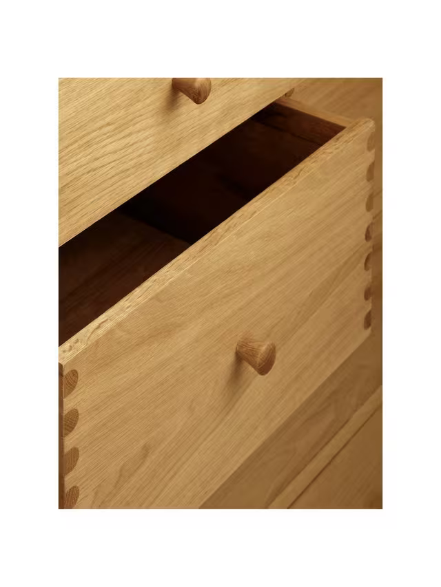 John Lewis Essence Wide 7 Drawer Chest Oak