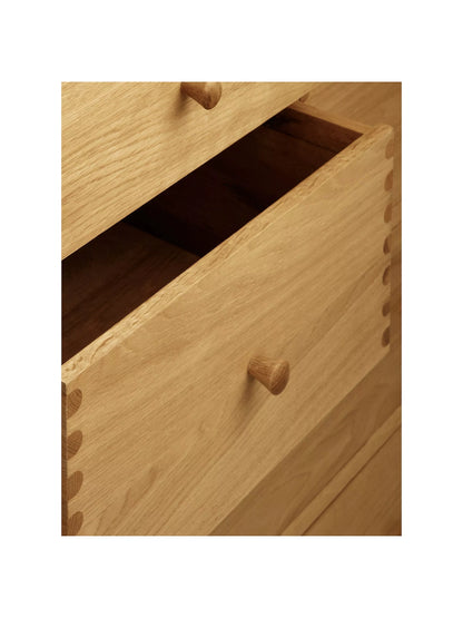 John Lewis Essence Wide 7 Drawer Chest, Oak