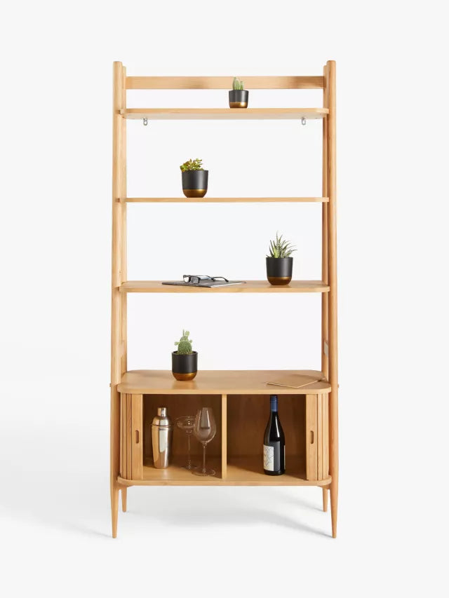 John Lewis Grayson Storage Shelving Unit, Oak