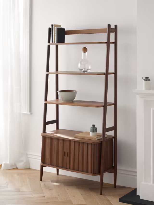 John Lewis Grayson Storage Shelving Unit Dark