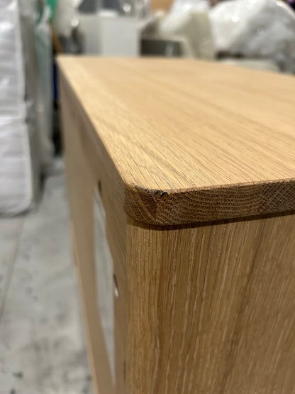 John Lewis Mira II 1 Drawer Small Sideboard, Oak