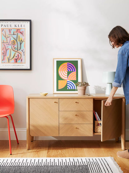 John Lewis ANYDAY Fern Sideboard, Oak