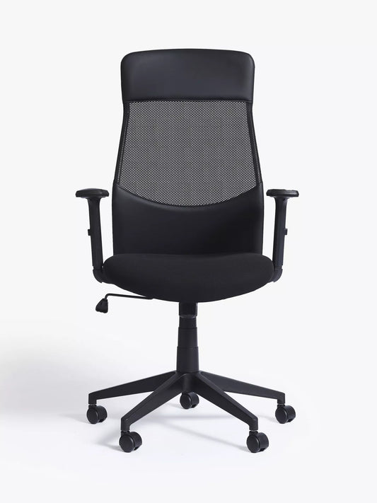 John Lewis Inset Office Chair, Black