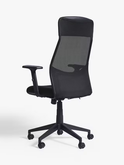 John Lewis Inset Office Chair, Black