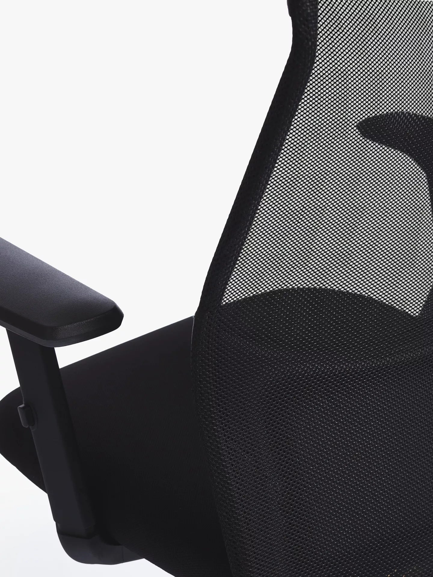 John Lewis Inset Office Chair, Black