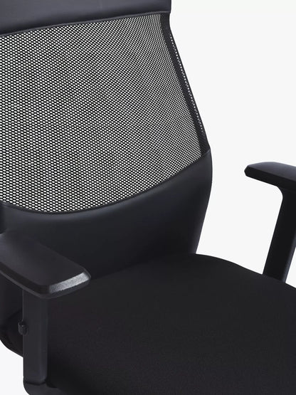 John Lewis Inset Office Chair, Black