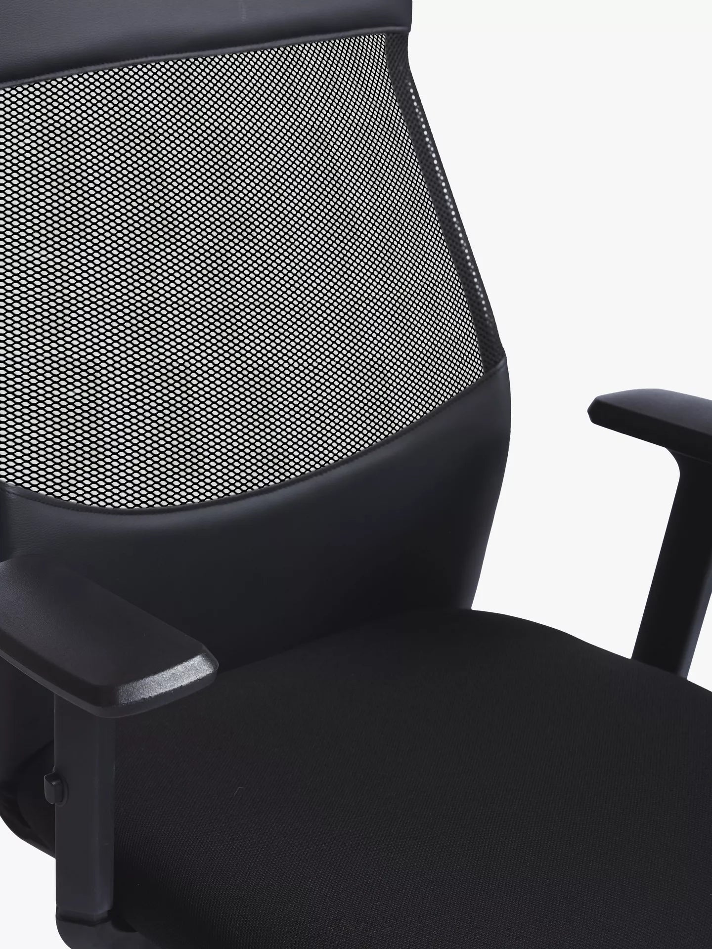 John Lewis Inset Office Chair, Black