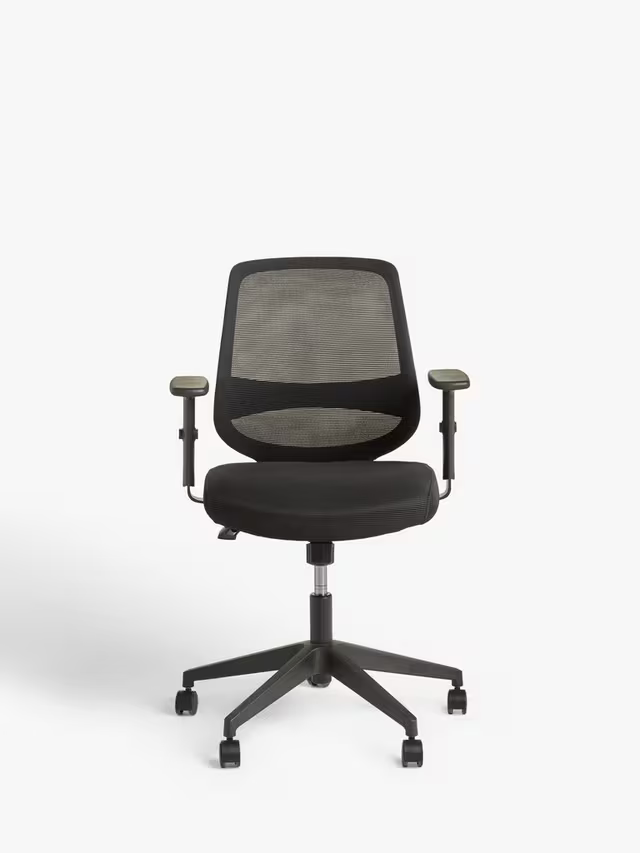 John Lewis Dorsal Office Chair, Black