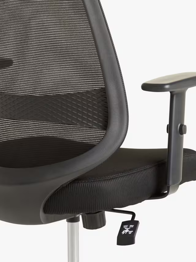 John Lewis ANYDAY Dorsal Office Chair Black