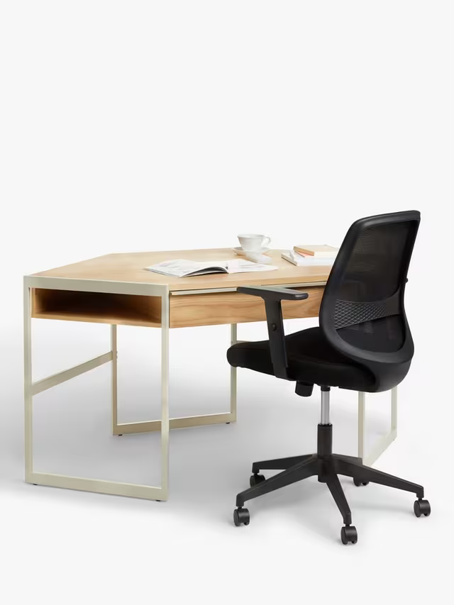 John Lewis ANYDAY Dorsal Office Chair Black