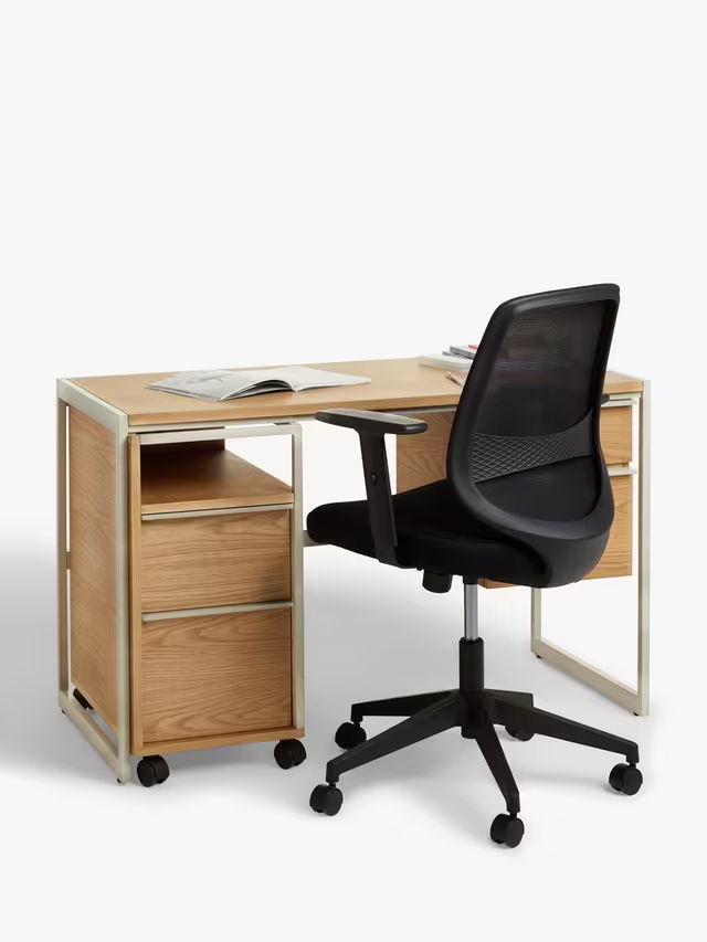 John Lewis ANYDAY Dorsal Office Chair Black