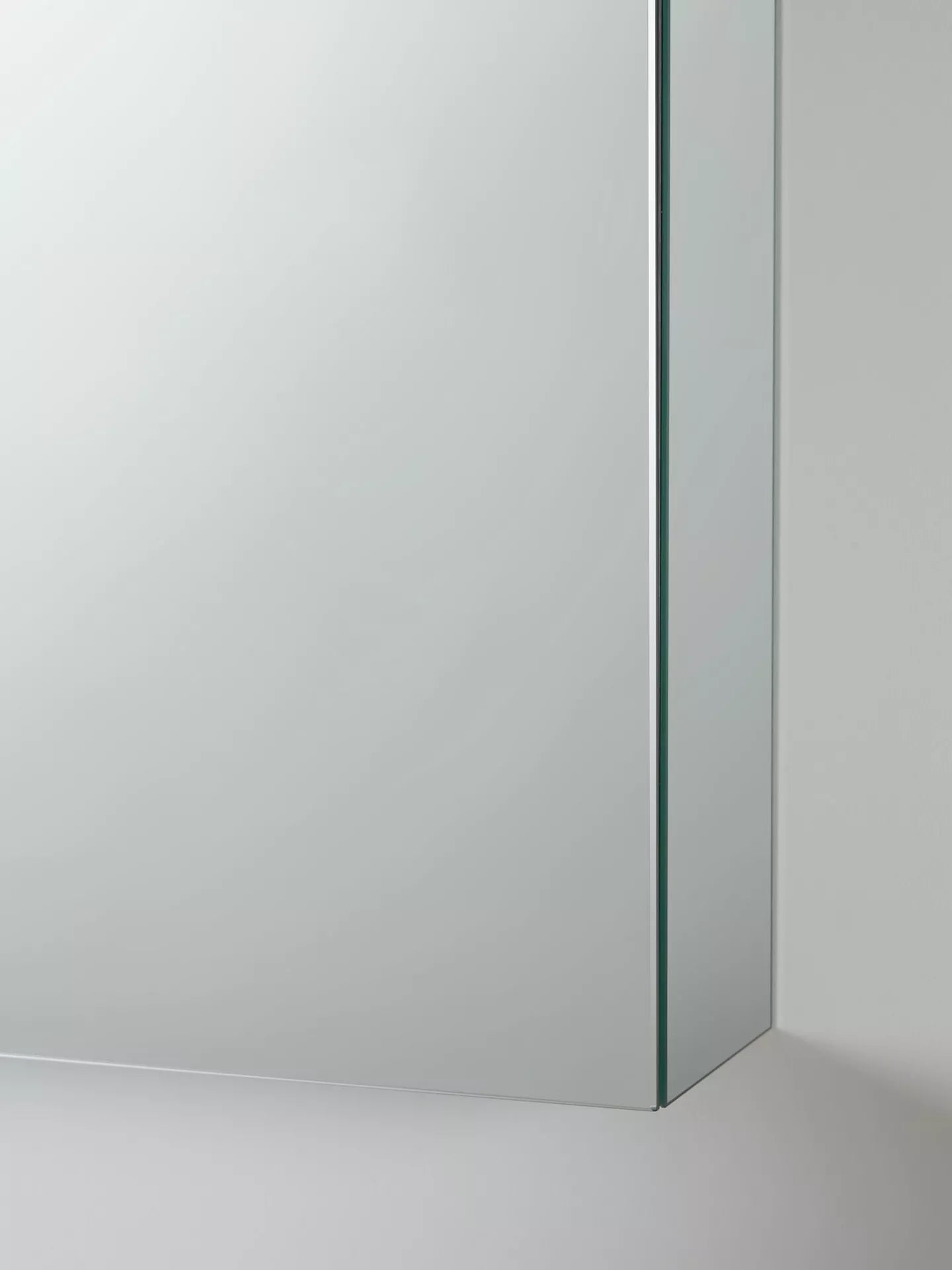 John Lewis Single Mirror-Sided Bathroom Cabinet