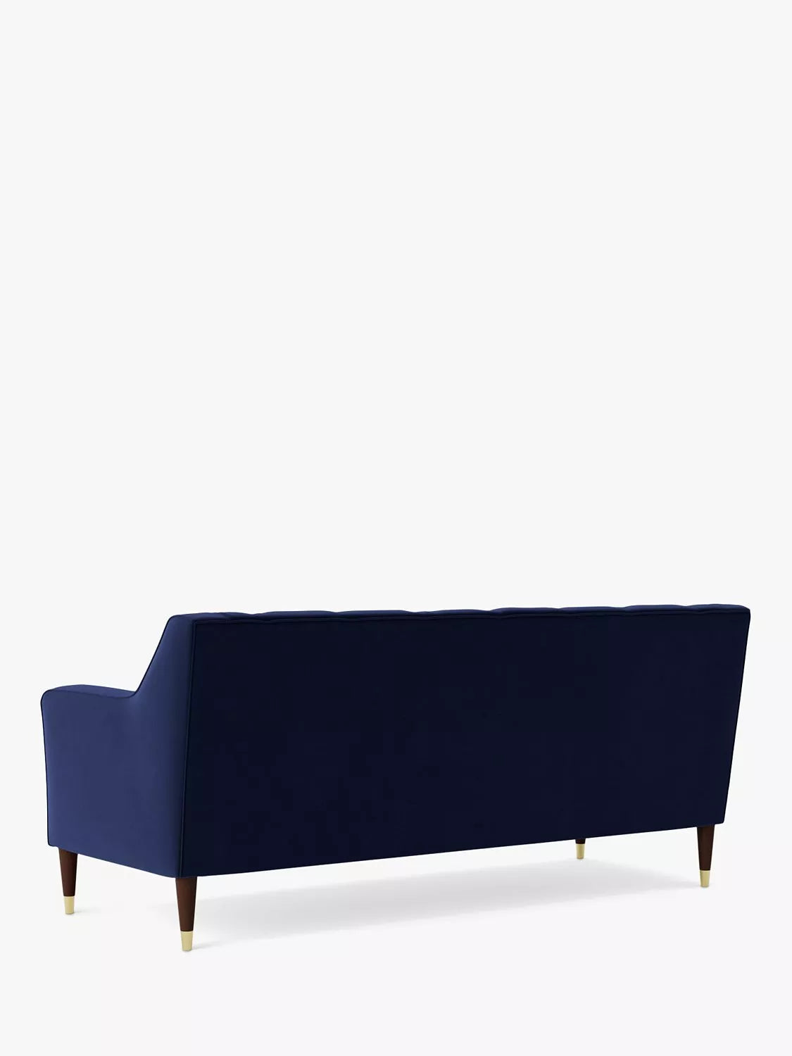 Swoon Pritchard Medium 2 Seater Sofa, Dark Leg, Ink Velvet 
