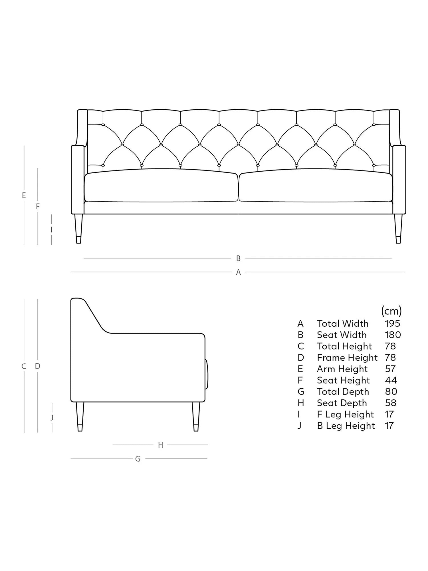 Swoon Pritchard Large 3 Seater Sofa, Dark Leg, Ink Velvet 
