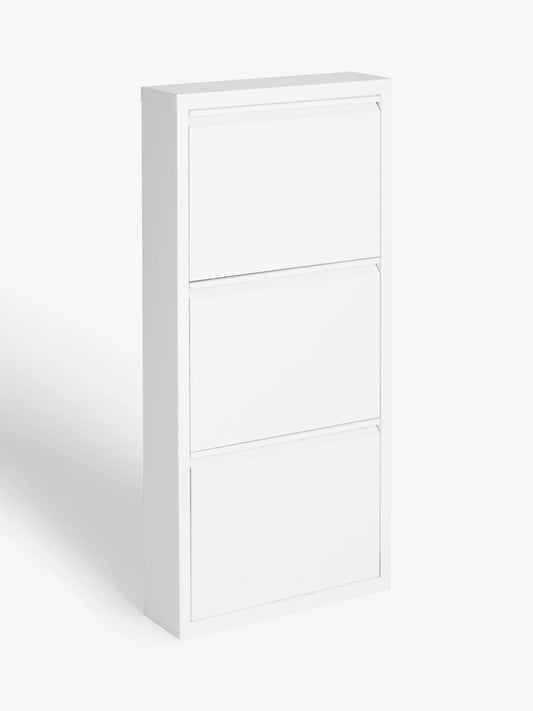 John Lewis ANYDAY Fold Out 3 Tier Shoe Cabinet