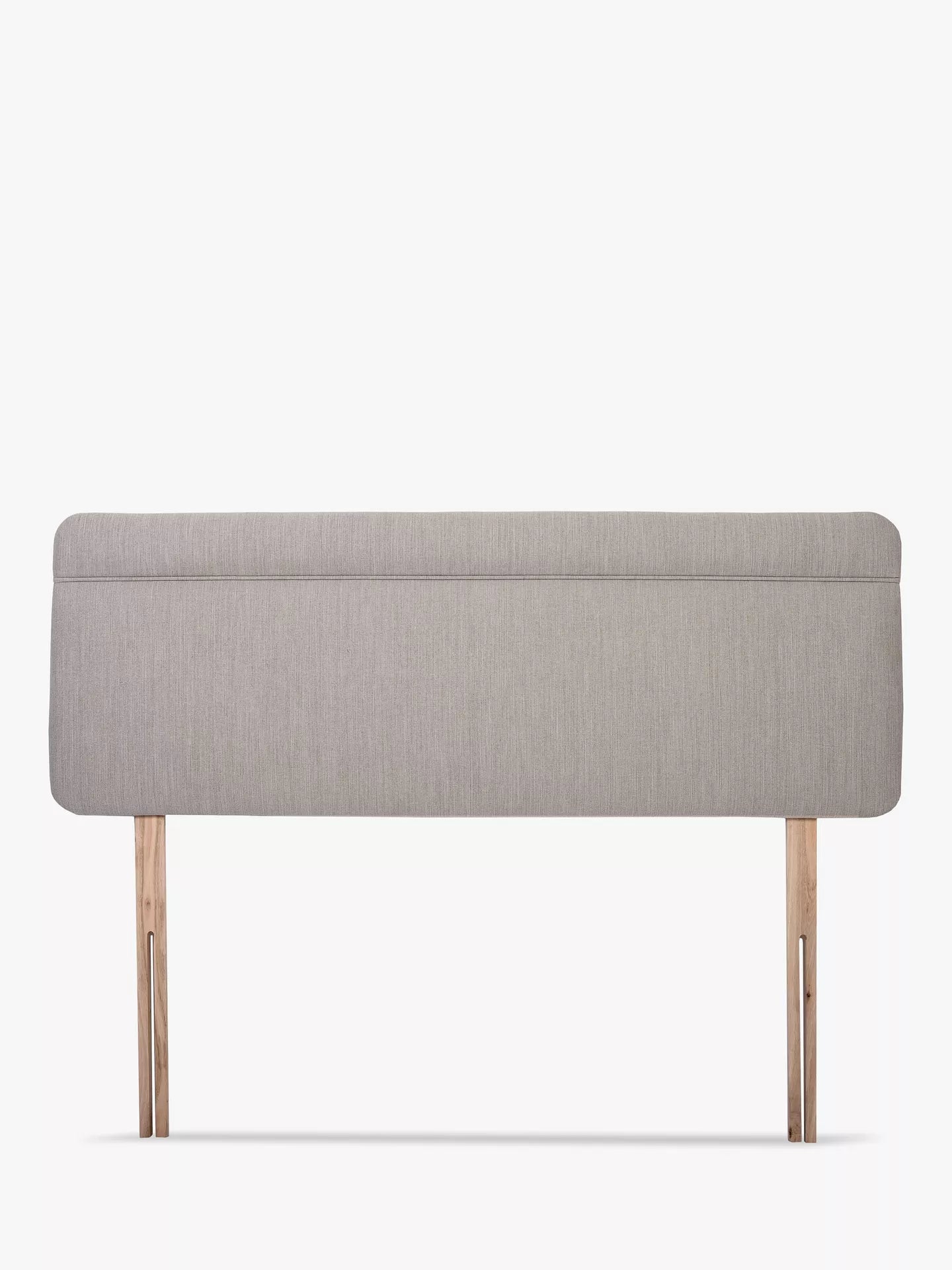 John Lewis Theale Upholstered Headboard, King Size, Cotton Effect Beige