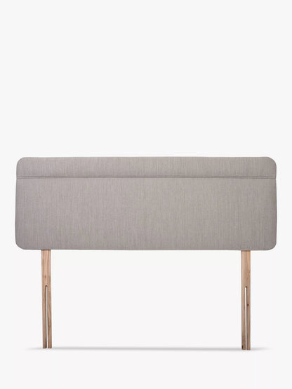 John Lewis Theale Upholstered Headboard, King Size, Cotton Effect Beige