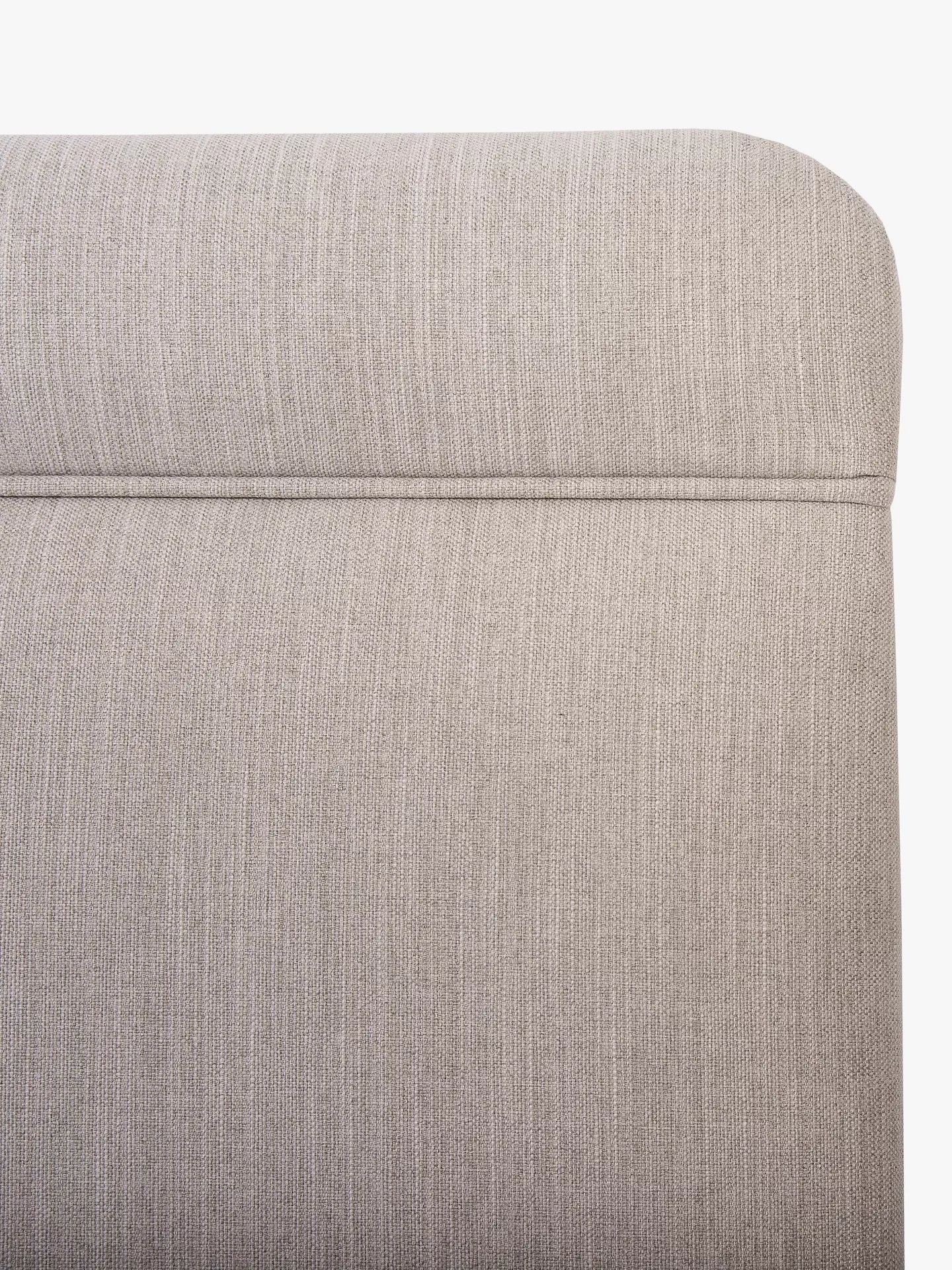 John Lewis Theale Upholstered Headboard, King Size, Cotton Effect Beige