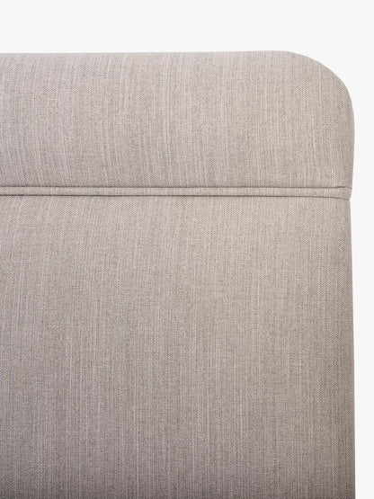 John Lewis Theale Upholstered Headboard, King Size, Cotton Effect Beige