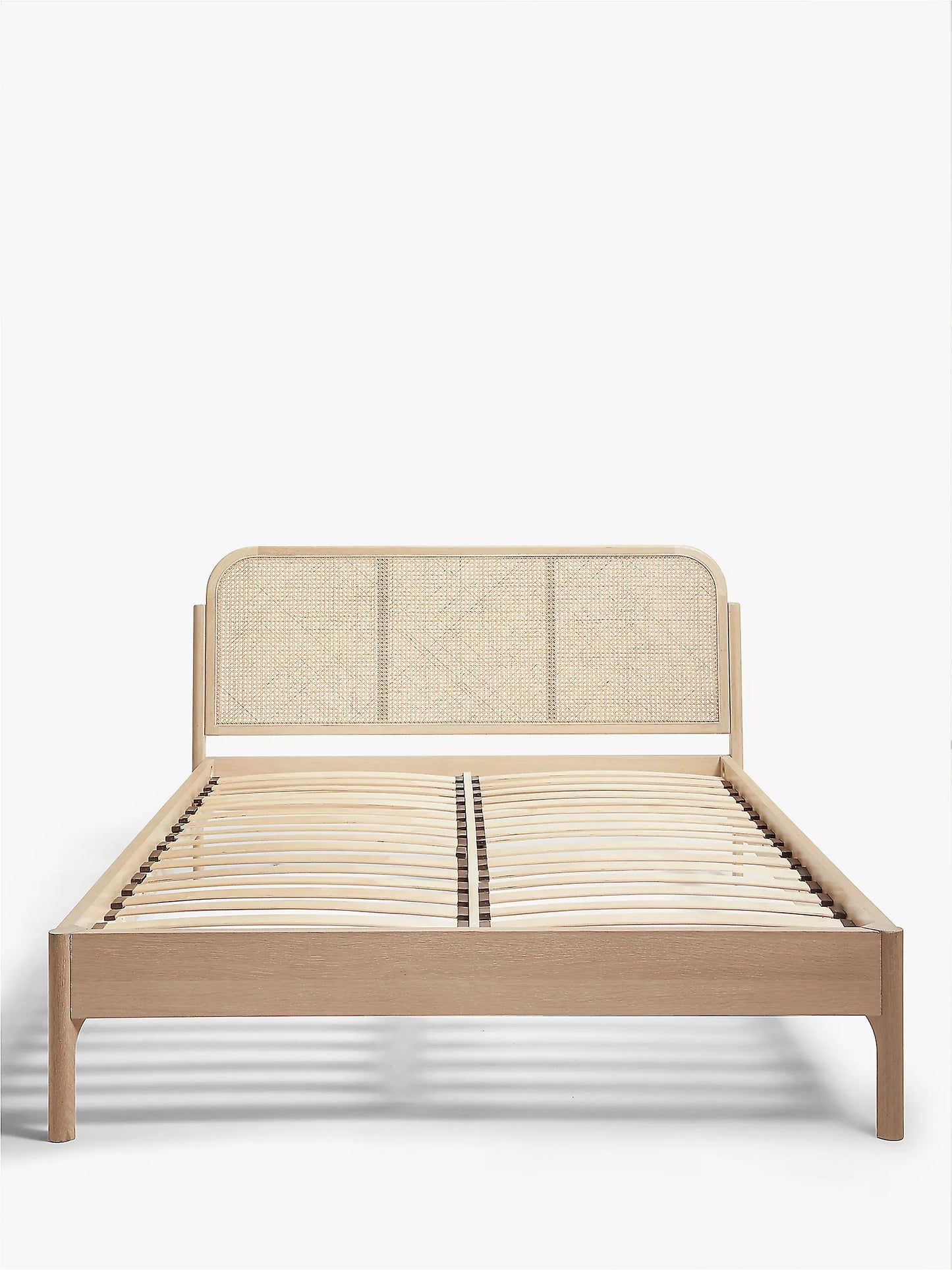 John Lewis Rattan Bed Frame, Super King Size, Oak