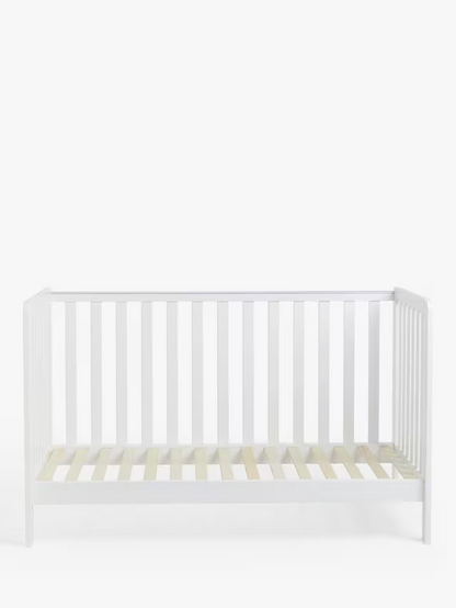 John Lewis Elementary Cotbed White 0 - 4 years