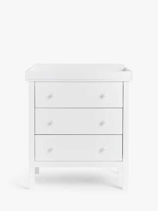 John Lewis Elementary Dresser, White