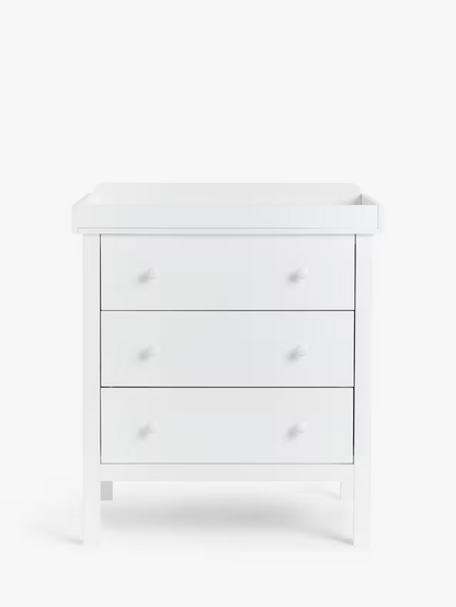 John Lewis Elementary Dresser, White