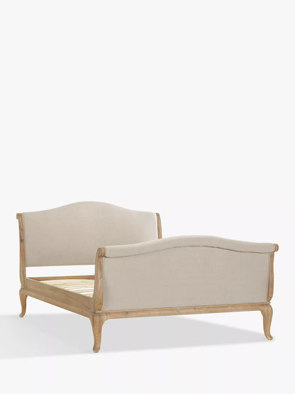 John Lewis Louis High End Sleigh Bed Frame, King Size 150cm Oak