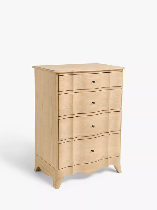 John Lewis Louis 4 Drawer Chest, Oak