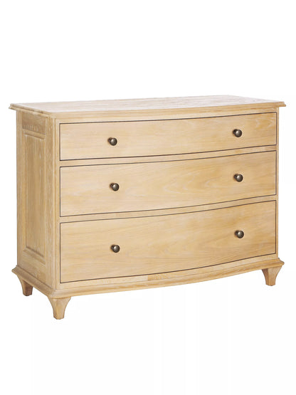 John Lewis Louis 3 Drawer Chest Oak