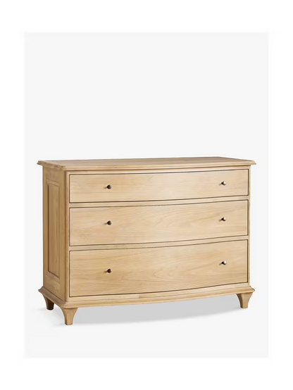 John Lewis Louis 3 Drawer Chest, Oak