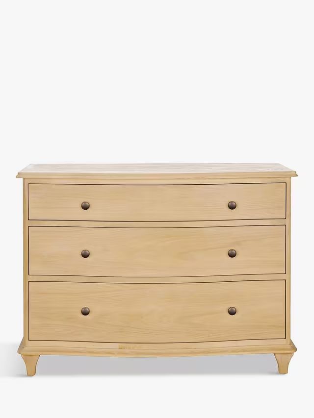 John Lewis Louis 3 Drawer Chest, Oak