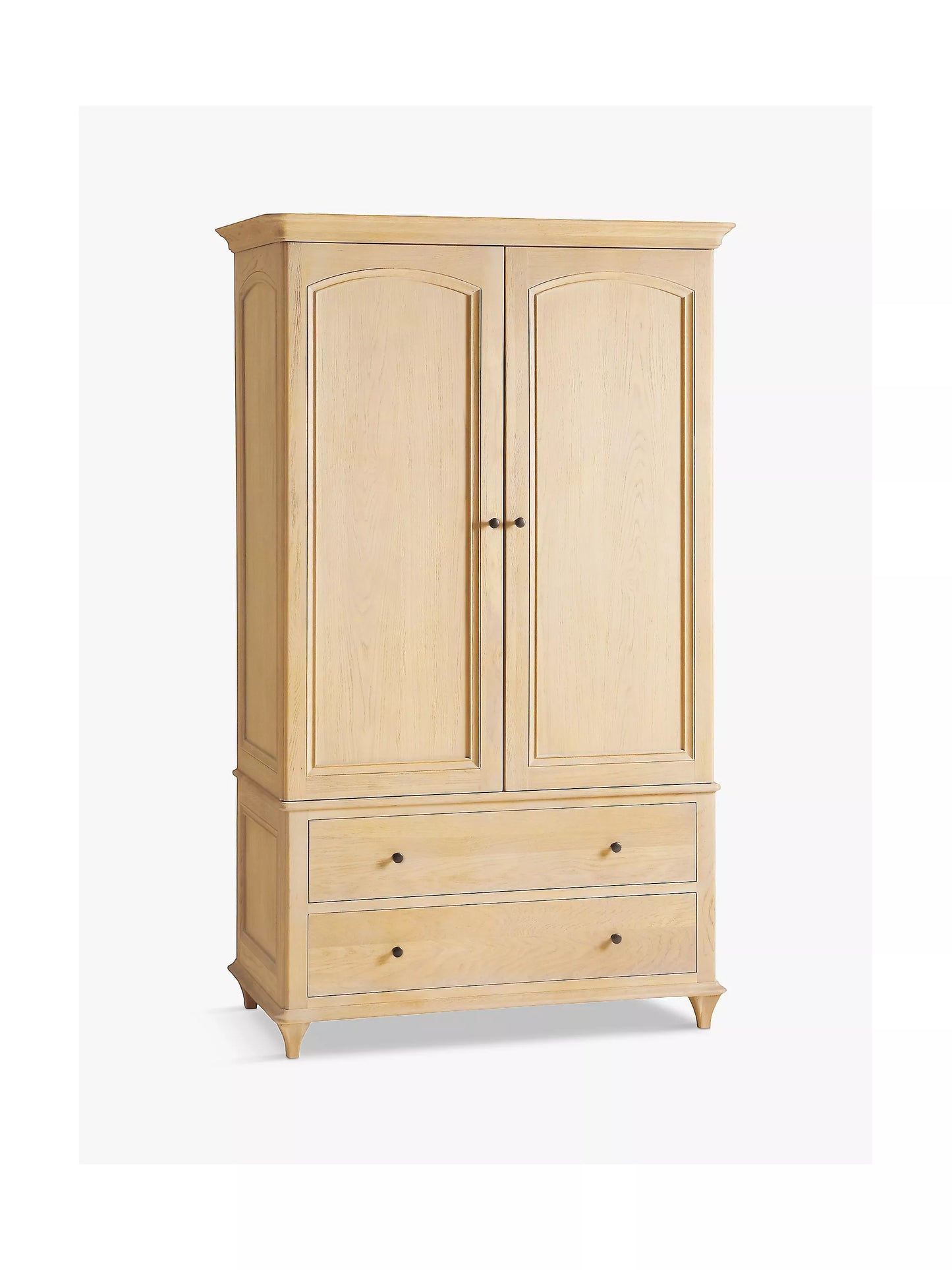John Lewis Louis Double Wardrobe Oak